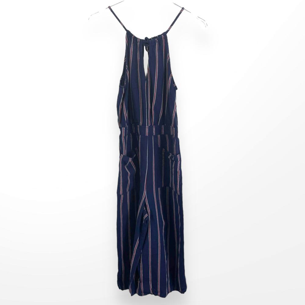 Universal Thread Blue Red Striped Sleeveless Jump… - image 1